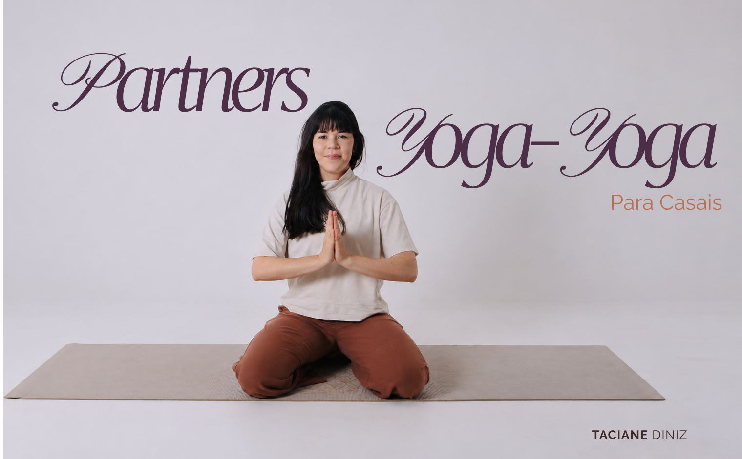 Prática de Partners yoga-yoga com Taci Diniz